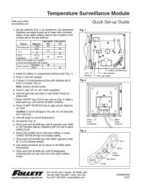 Temperature Surveillance Module Set-up Guide