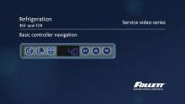 Basic controller navigation - Follett REF and FZR models