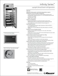 Infinity Series upright blood bank refrigerators