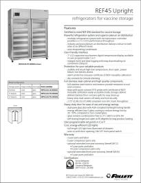 REFVAC Double Door Upright Vaccine Refrigerators
