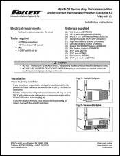 Stacking Kit for Undercounter REF/FZR to Performance Plus REF/FZR