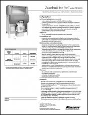 Ice Pro DB1000 automatic ice bagging and dispensing system (Polish)