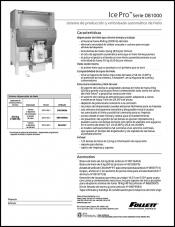Ice Pro DB1000 automatic ice bagging and dispensing system (Spanish)