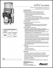 Ice Pro DB650 automatic ice bagging and dispensing system (Italian)