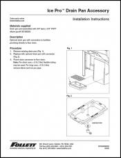 Ice Pro Drain Pan Accessory