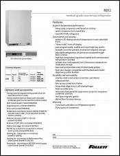 REF2 Medical-Grade Countertop Refrigerator