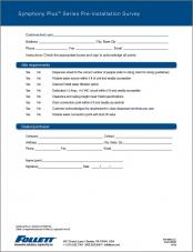 Symphony Plus pre-installation survey