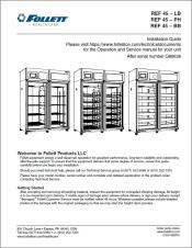 REF45–LB, REF45–PH, REF45–BB above serial number Q86638 Installation Guide