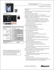 Champion 7 countertop ice and water dispenser