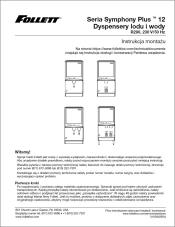 Symphony Plus 414 Series R290 230 V Ice and Water Dispensers Installation (Polish)