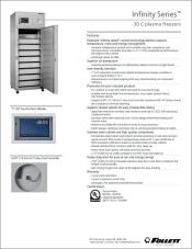 Infinity Series upright plasma freezers