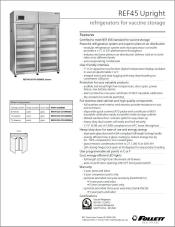 REFVAC Double Door Upright Vaccine Refrigerators