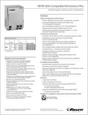 REF4P Performance Plus Undercounter Medical-Grade Refrigerator - ADA-Compatible