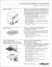 Accessories for Countertop and Undercounter Refrigerators and Freezers - French