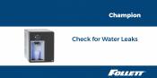 Champion Water Leak Check