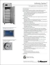 Infinity Series upright plasma freezers (French)